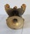Metal Vintage Brass Christmas Tree Candle Holder For Sale - Image 7 of 7