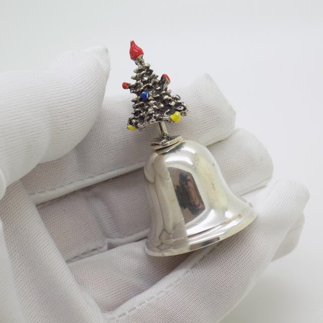 A festive and finely crafted miniature, this vintage Italian Christmas bell captures the warmth and charm of traditional...