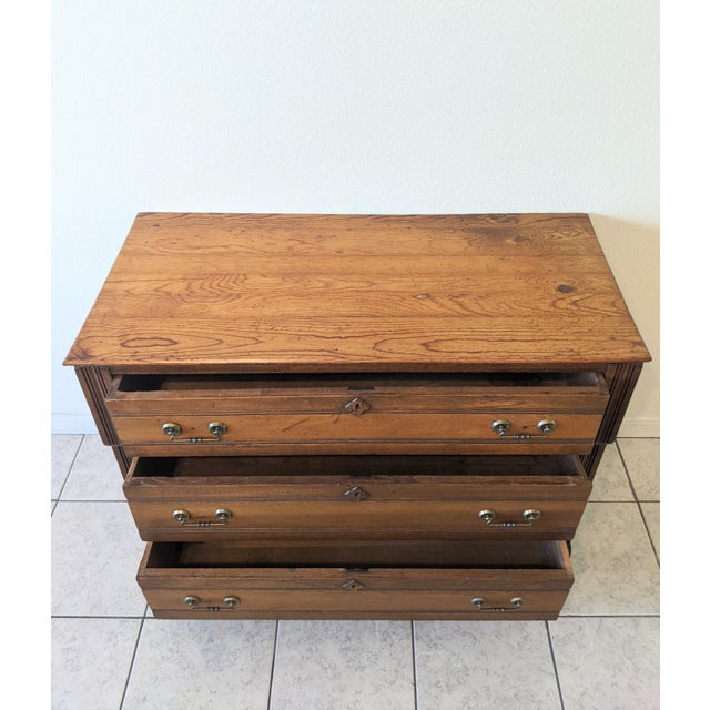 Late 19th Century Late 19th Century Antique Eastlake Style Chest of Drawers For Sale - Image 5 of 11