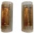 Metal Early 21st Century Modern Multi Layered Murano Glass Wall Sconces - A Pair For Sale - Image 7 of 7