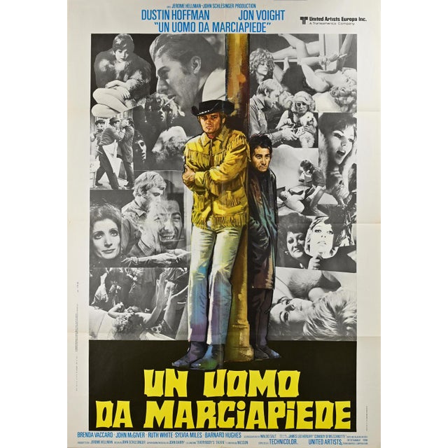 Midnight Cowboy Film Poster, USA, 1969 For Sale - Image 4 of 5