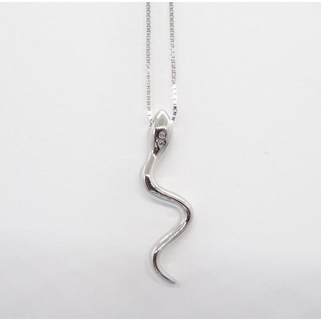 Snake Pendant Necklace from Swarovski, Austria, 2000s For Sale - Image 14 of 18