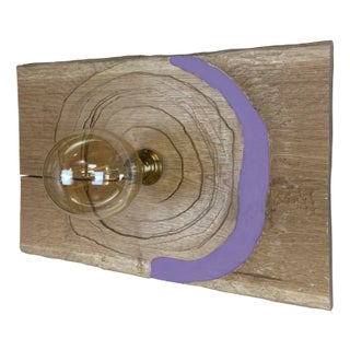 Purple Spinning Top Lamp by Pietro Meccani for Meccani Design For Sale