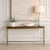 Contemporary Burl Wood Console Table For Sale - Image 3 of 5