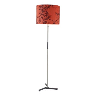 Floor Lamp with Fabric Shade, Netherlands, 1960s For Sale