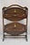 Brown Vintage Regency Style Mahogany 2 Tier Folding Muffin Cake Stand Side Table For Sale - Image 8 of 12