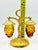 Mid 20th Century Taj Importing Co. Golden & Amber Glass Hanging Grapes Salt & Pepper Shakers For Sale - Image 12 of 12