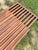 Brown Vintage Expandable Slat Bench Attributed to John Keal for Brown Saltman For Sale - Image 8 of 11