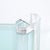 This elegant Mid-Century Lucite Bullet-Form Supports &amp; Glass Coffee Table by Karl Springer originated in the United...
