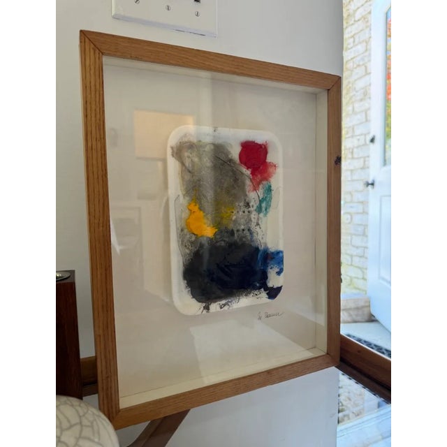 Vintage "Paint Dish" Art, Framed For Sale - Image 12 of 12