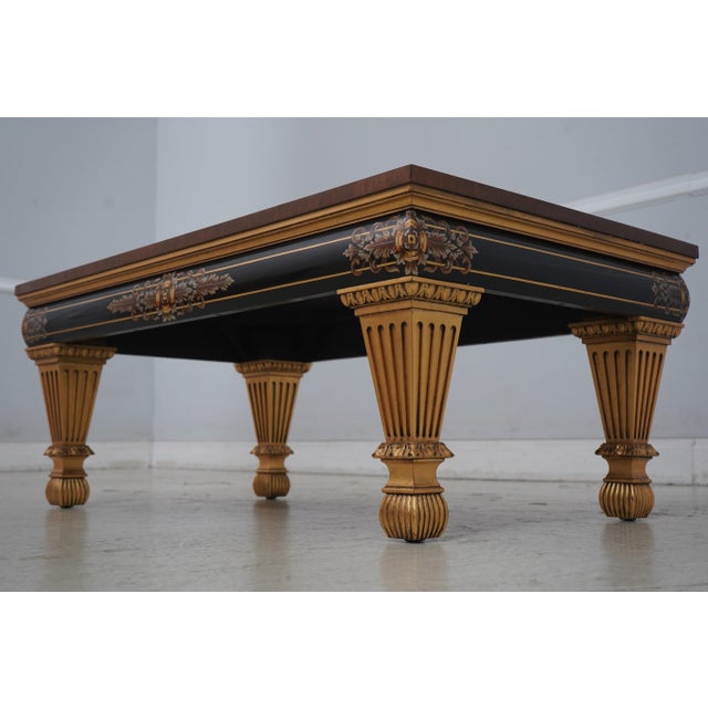 1990s Karges Rothschild Neoclassical Painted Coffee Table For Sale - Image 5 of 14