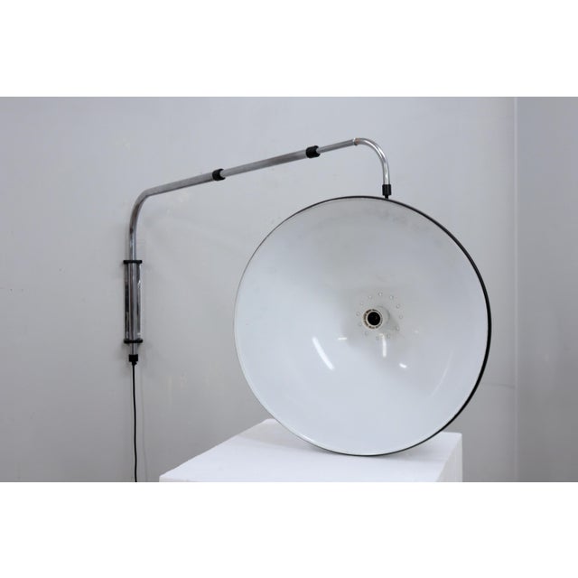Vintage Extendable Hanging Chrome Wall Lamp, 1970s For Sale - Image 4 of 12