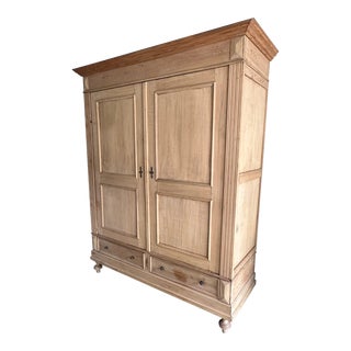 19th Century Pine Armoire For Sale