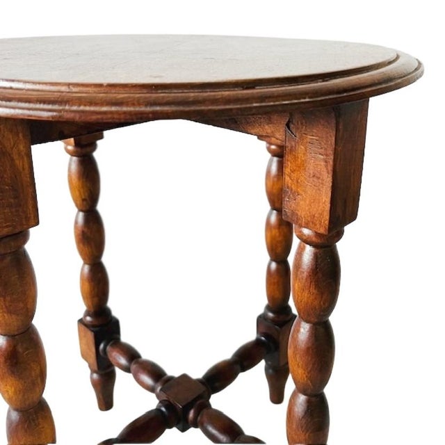 Mid-Century Modern Bobbin Legs Side Table, 1960s For Sale - Image 4 of 7