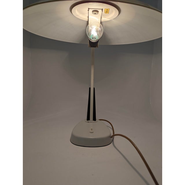 Large Mid-Century Modern Space Age Table Lamp by LBL, 1968 For Sale - Image 9 of 13