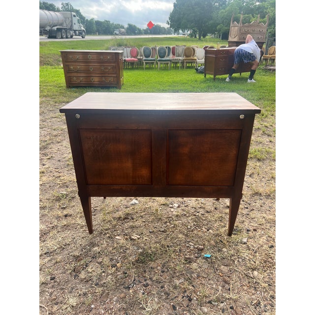 Late 19th Century French 19th Century Louis XVI Walnut Chest of Drawers For Sale - Image 5 of 6