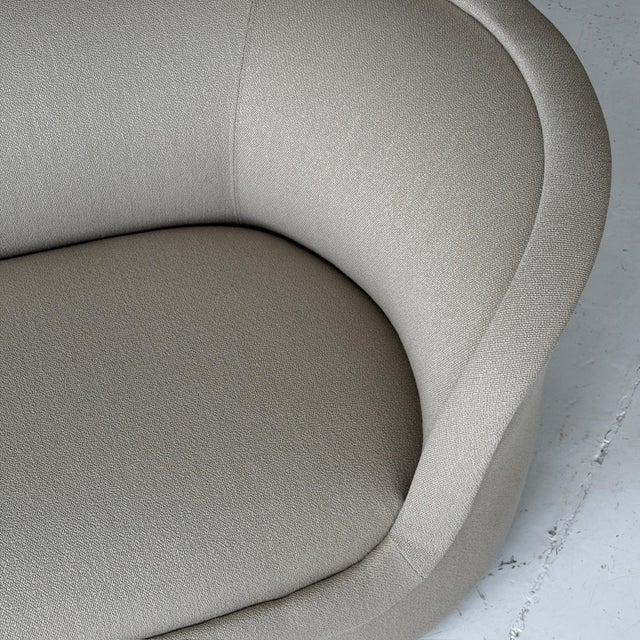 Mid-Century Modern Cartouche Sofa by Ward Bennett for Brickell Associates For Sale - Image 3 of 9