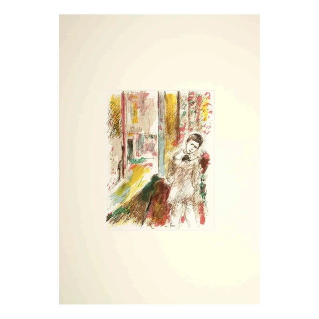 The Young Student, Original Drawing, Early 20th-Century For Sale