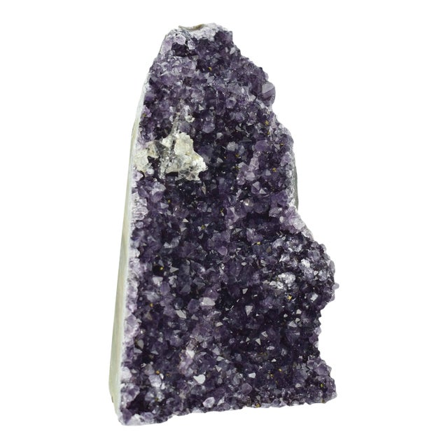 Natural Purple Amethyst Quartz Crystal Geode Mineral Specimen Cluster Stone Display Piece For Sale