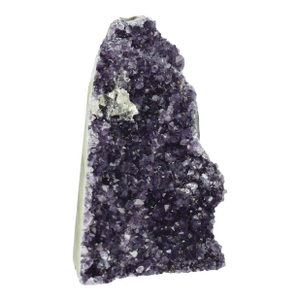 Natural Purple Amethyst Quartz Crystal Geode Mineral Specimen Cluster Stone Display Piece