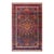 1920s Colorful Medallion Antique Persian Kerman Rug 4' 7" X 7' 2" Handknotted Wool Carpet For Sale