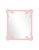 Contemporary Fleur Home Carnival St. Roch Rectangle Mirror in Authentic Pink, 30x40 For Sale - Image 3 of 3