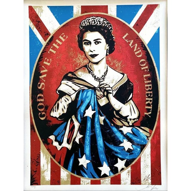 Shepard Fairey (Obey), God Save the Queen, Signed Silkscreen For Sale - Image 5 of 5