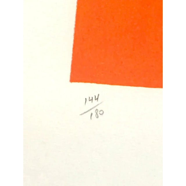 Etude Du Corps Humain D'après Ingres, Original Lithograph 1984 For Sale - Image 3 of 4