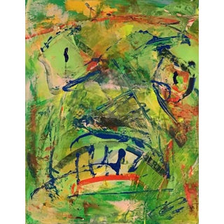 Mixed Media Intuitive Abstract Painting For Sale