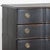 Black Early 19th Century Black Rococo Large Oak Chest of Four Drawers, Denmark For Sale - Image 8 of 15