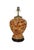 Art Deco Early 21st-Century Hand-Painted Tortoiseshell-Patterned Art Ceramic Table Lamps - a Pair For Sale - Image 3 of 9