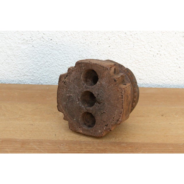 Antique Wood Harvest Indian Seeder For Sale - Image 4 of 5