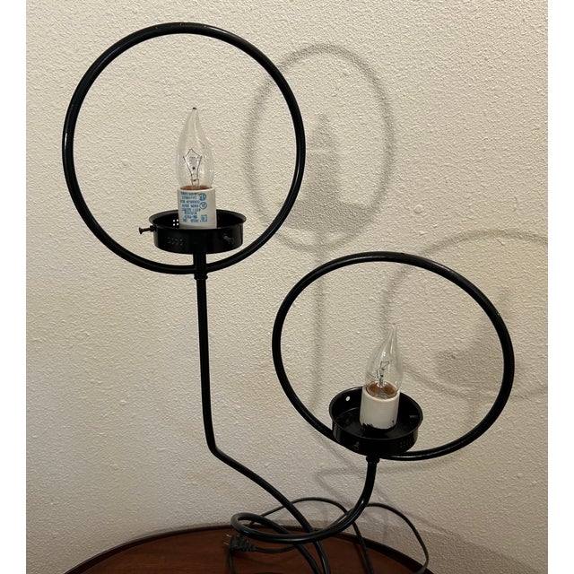 Vintage Mid-Century Modern 2 Globe Orb Lamp,Great Style & Design! For Sale - Image 6 of 14