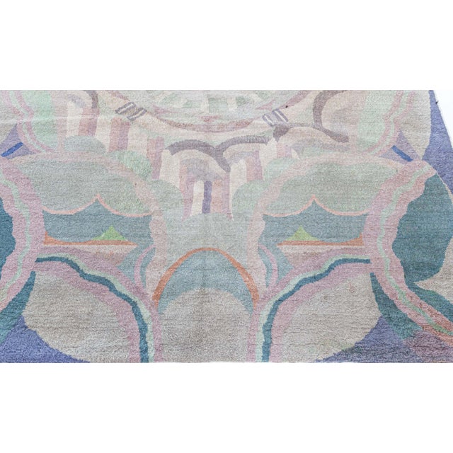 Doris Leslie Blau Vintage French Art Deco Rug For Sale - Image 4 of 7