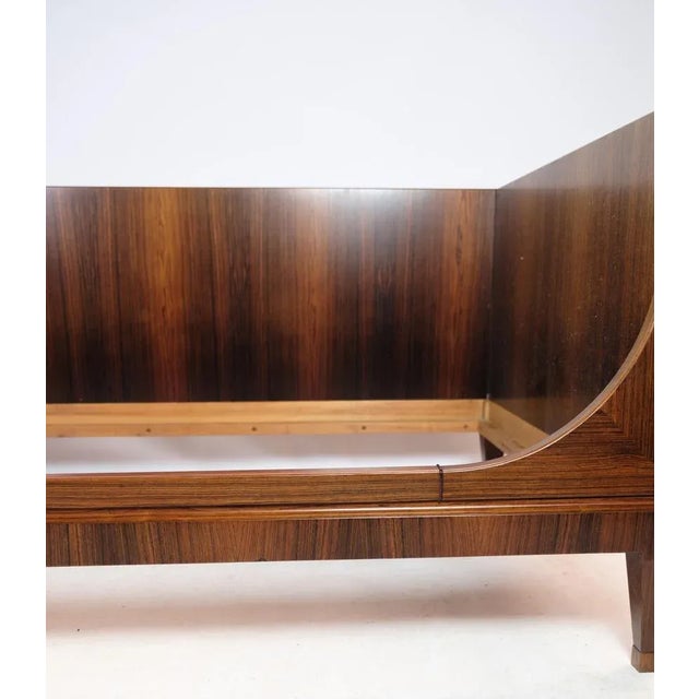 Danish Modern Bed in Veneered Rosewood, 1960s For Sale - Image 9 of 10