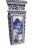 Mid 20th Century Chinoiserie Qianlong Style Blue and White Porcelain Vases- A Pair For Sale - Image 5 of 12