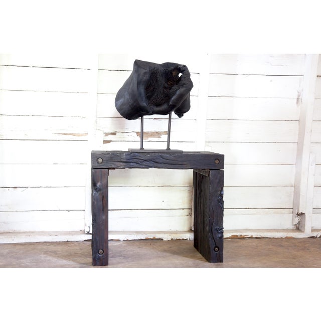 Matka Yakisugi Abstract Modern Organic Sculpture For Sale - Image 9 of 10