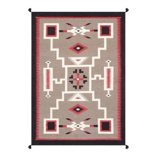 Tuscany Wool Mocha Area Rug, 4'10'' X 7' 0'' For Sale