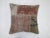Farmhouse Vintage Patchwork Rug Pillow For Sale - Image 3 of 3