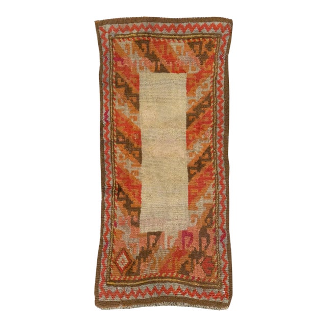 Galerie Shabab Collection Mid-20th Century Continental European Throw Rug For Sale