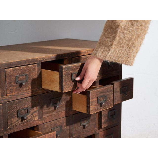 Antique Japanese Pharmacy Sideboard For Sale - Image 9 of 12