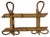 Italian French Bamboo Rattan Coat Hanger, 1960s For Sale