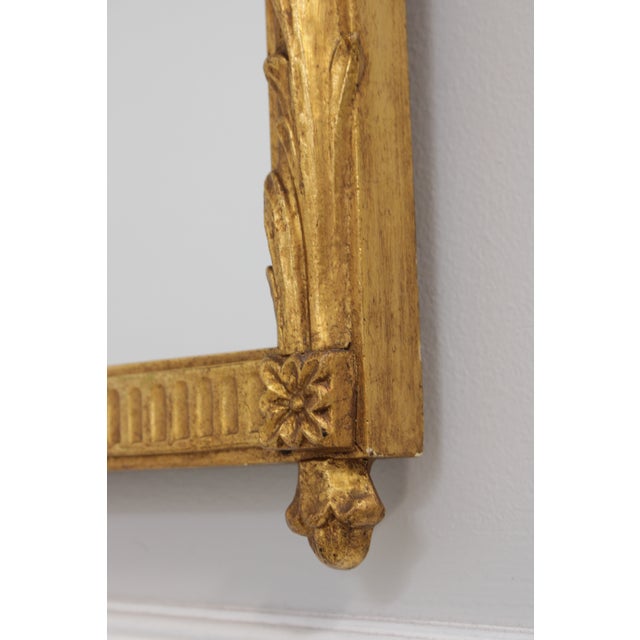 Friedman Brothers Chippendale Gilt Frame Arch Top Tall Wall Mirror For Sale - Image 10 of 13