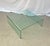 Curved Glass Coffee Table, 1980s For Sale - Image 6 of 6