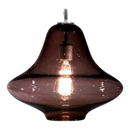 Venus Pendant Light from the Versuvius Collection in Ink For Sale