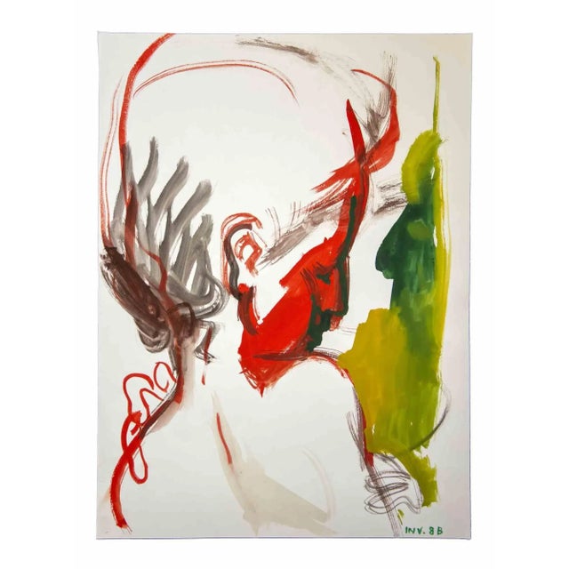 Female Portrait is an original artwork realized in the 1970s by the Italian Contemporary artist Leo Guida (1992 - 2017)....