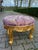 1990s French Louis XVI Gold Beech Purple Bench - 1 Pc For Sale - Image 6 of 10