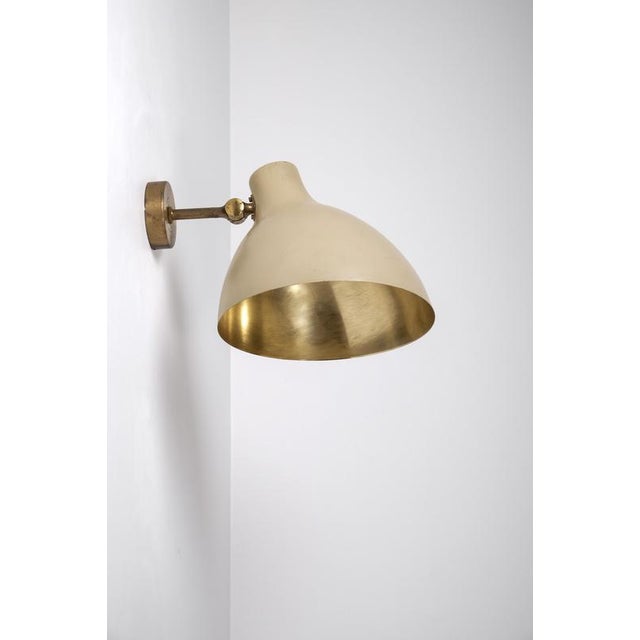 Swedish Modern Wall Lamp attributed to Asea, 1940s, Set of 2 For Sale - Image 3 of 10