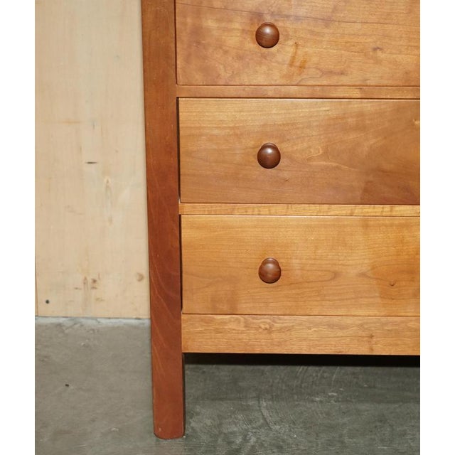 French Cherrywood Chest of 5 Drawers For Sale - Image 4 of 15