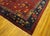 1900 - 1909 1900s Ruby Red Floral Medallion Antique Chinese Art Deco Rug Knotted Wool Carpet For Sale - Image 5 of 5